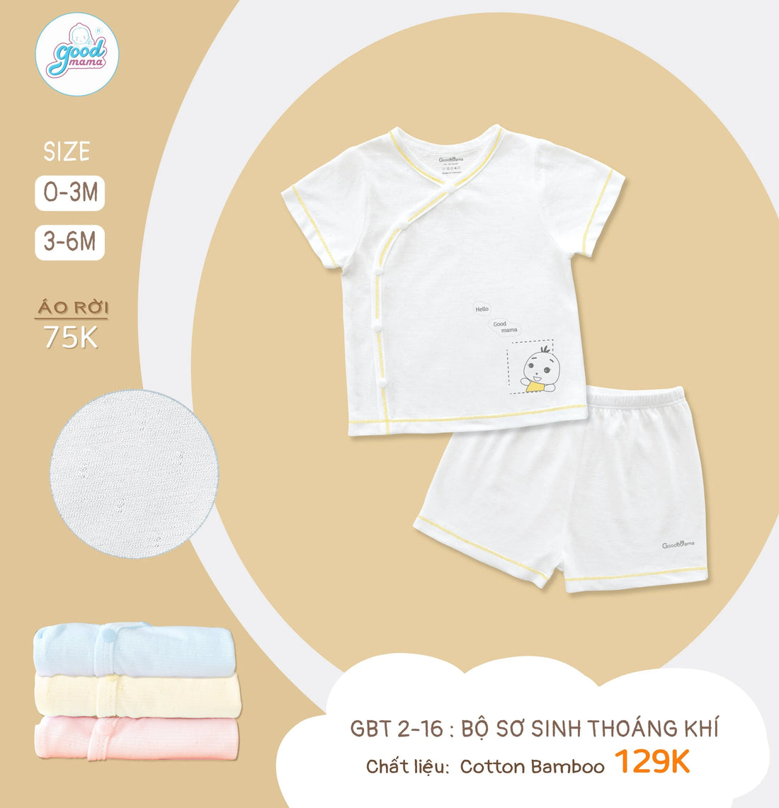 Top 5 bộ sơ sinh mùa hè cho bé mẹ không thể bỏ qua