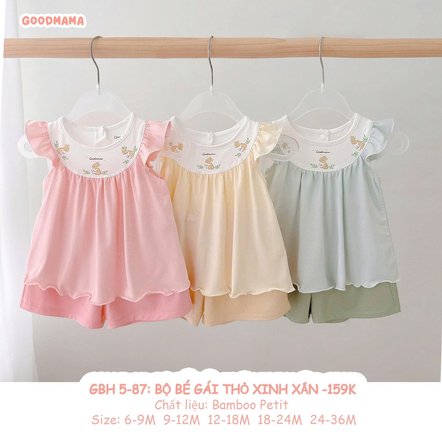 GBH 5 - 87: BỘ BÉ GÁI THỎ XINH