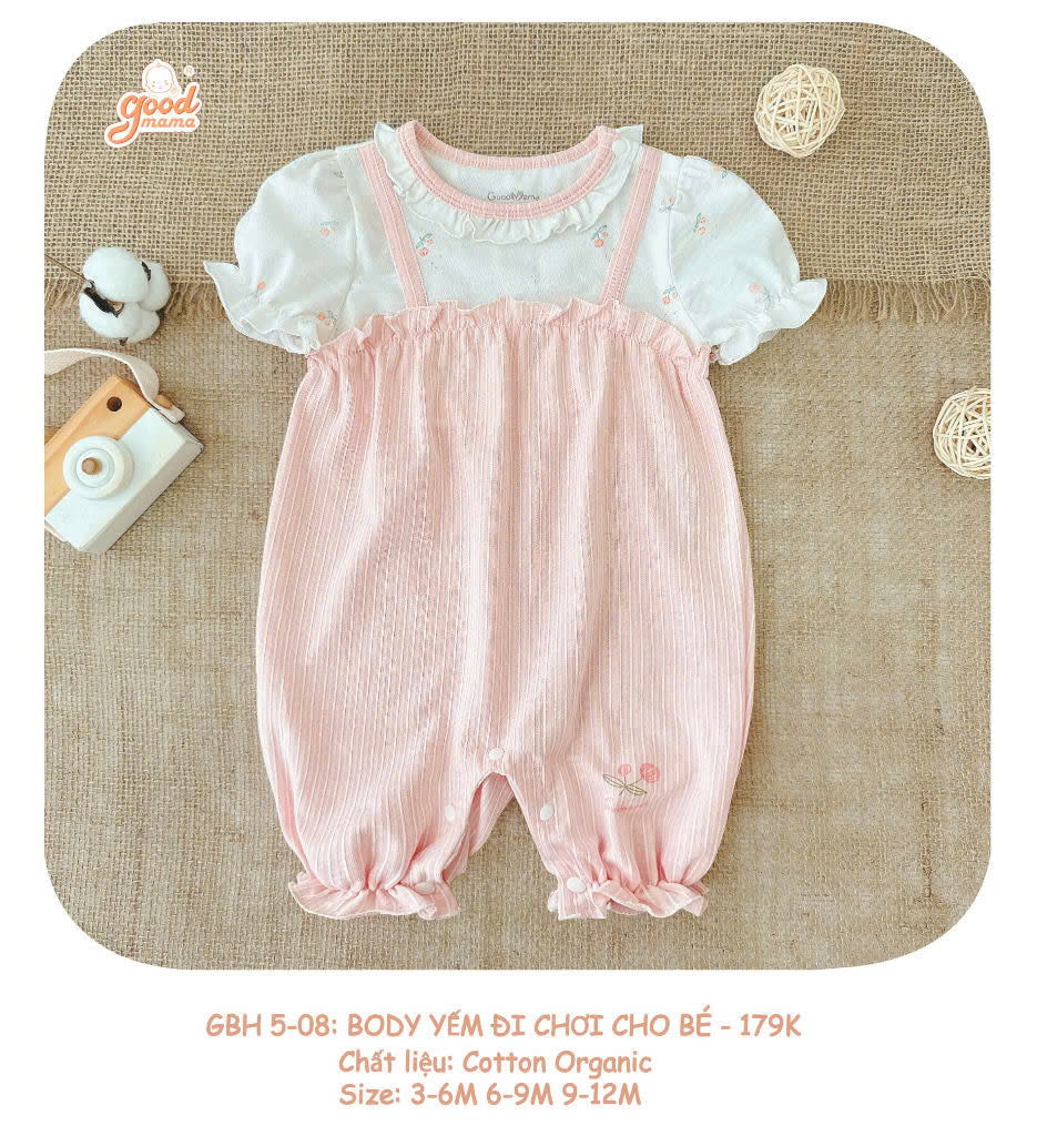 Body yếm đi chơi cho bé