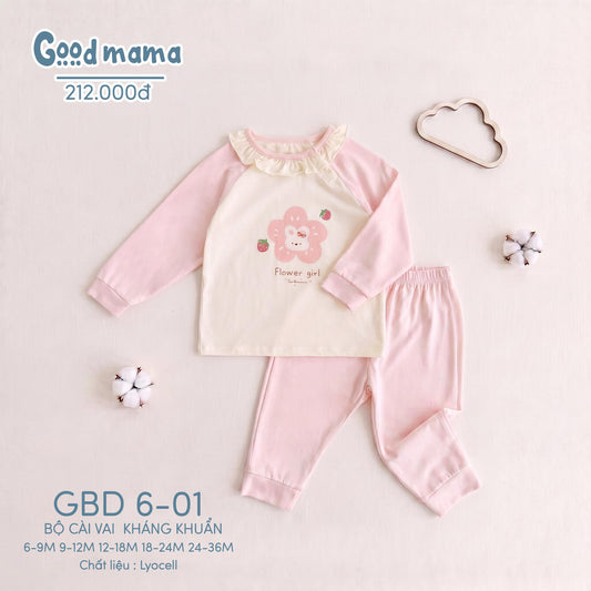 GBH 6-01: BỘ SƠ SINH CHERRY - MỀM MẠI, KHÁNG KHUẨN CHO BÉ YÊU