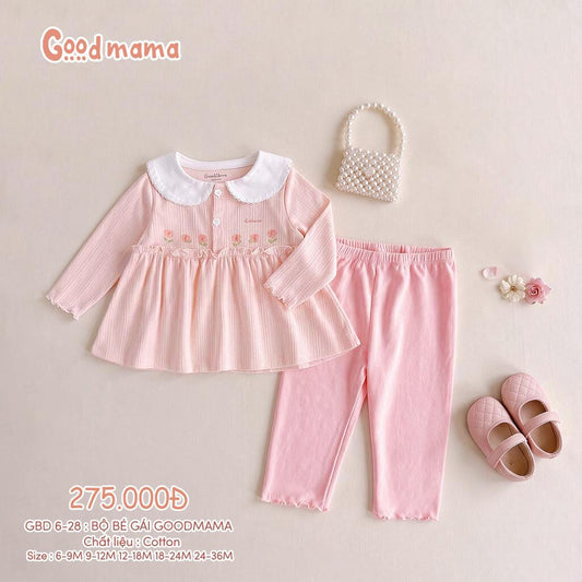 BD 6-28: BỘ BÉ GÁI GOODMAMA – BÚP BÊ TULIP DỊU NGỌT; ĐIỆU ĐÀ