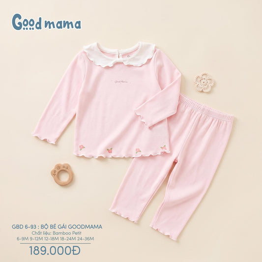 GBD 6-93: BỘ BÉ GÁI GOODMAMA - DỊU DÀNG, MỀM MẠI CHO MỖI NGÀY CỦA BÉ (Copy)