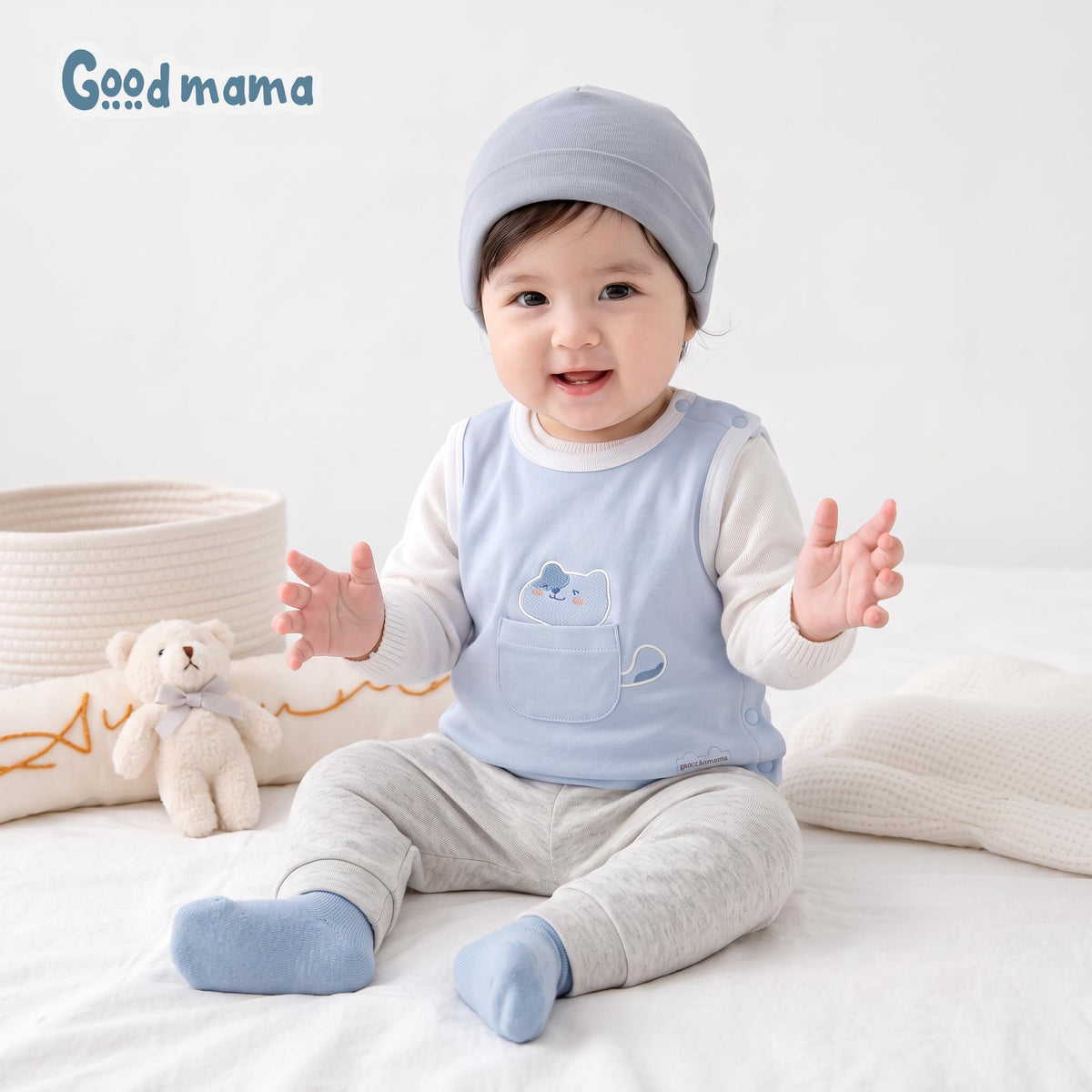 Áo Ghile Nỉ Cho Bé Goodmama GBD6-30 – Mềm Mại, Gọn Nhẹ Và Dễ Phối Đ