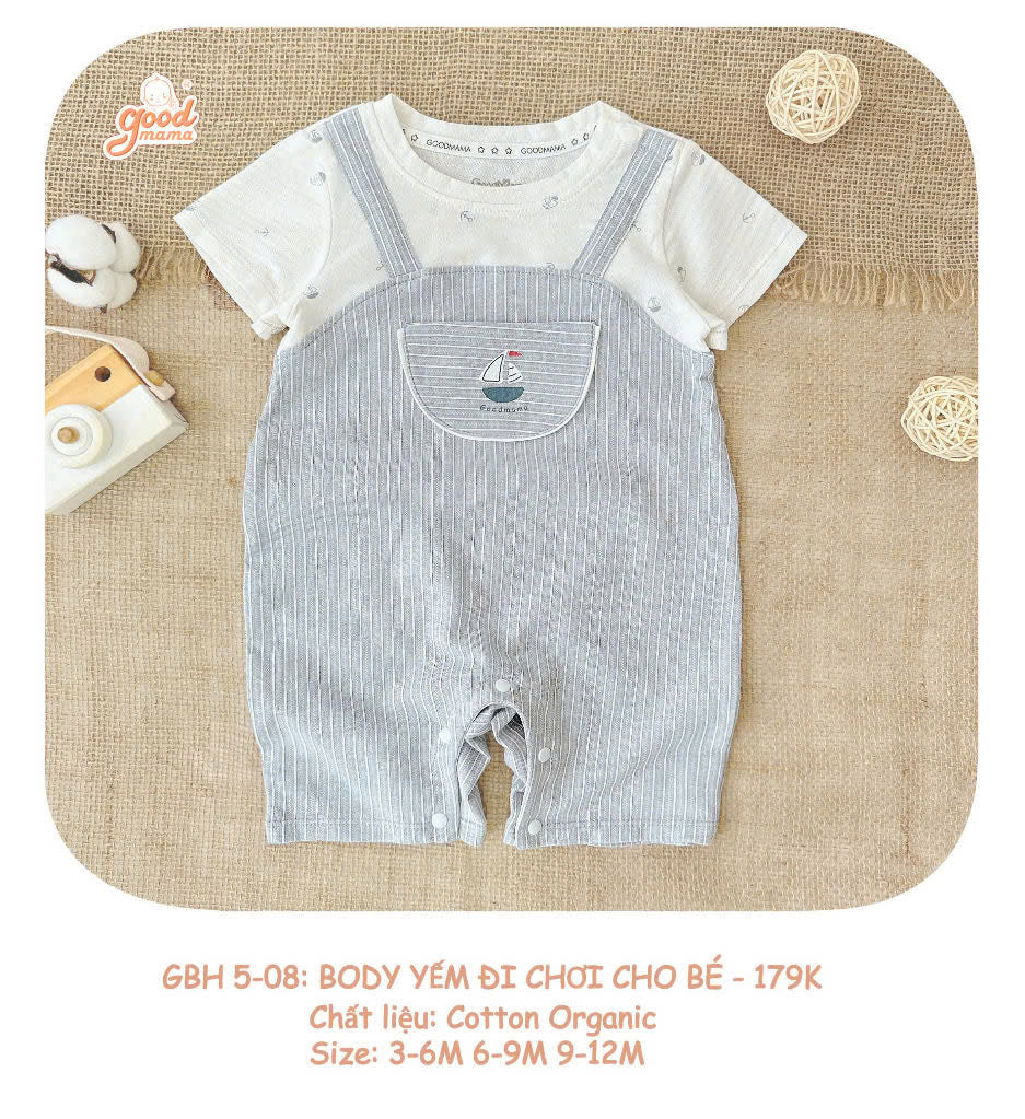 Body yếm đi chơi cho bé