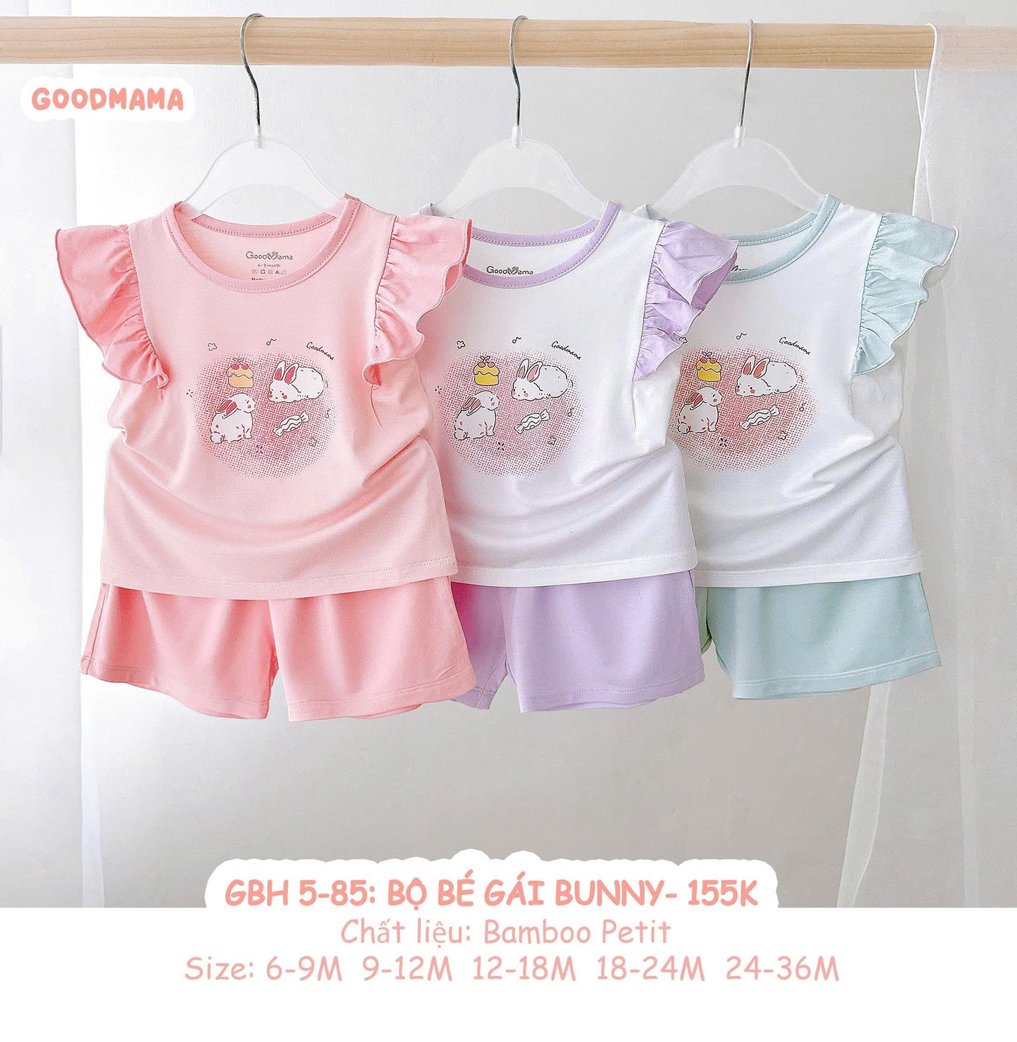 GBH 5 - 85: BỘ BÉ GÁI BUNNY