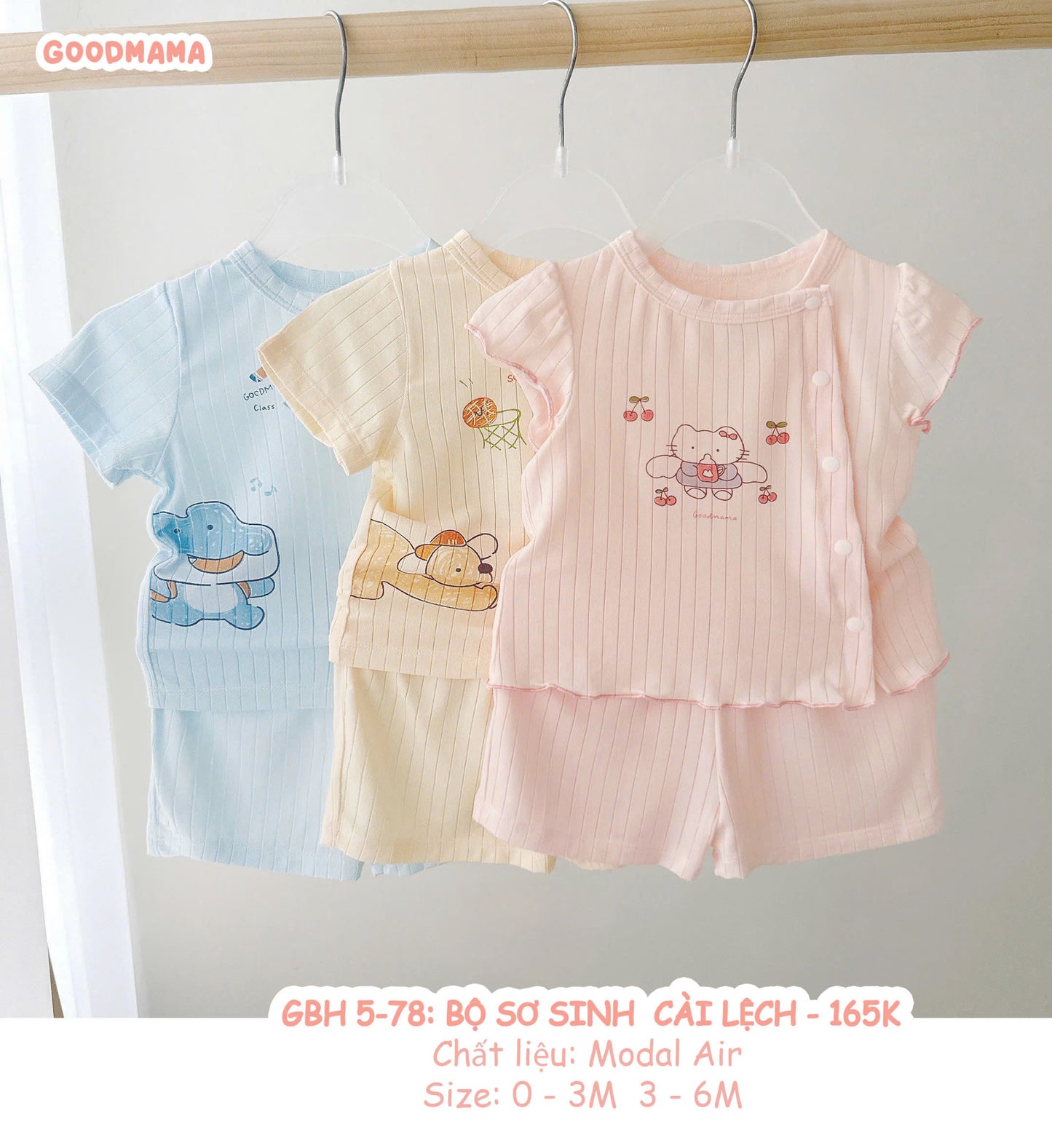 GBH 5 - 78: BỘ SƠ SINH CÀI LỆCH