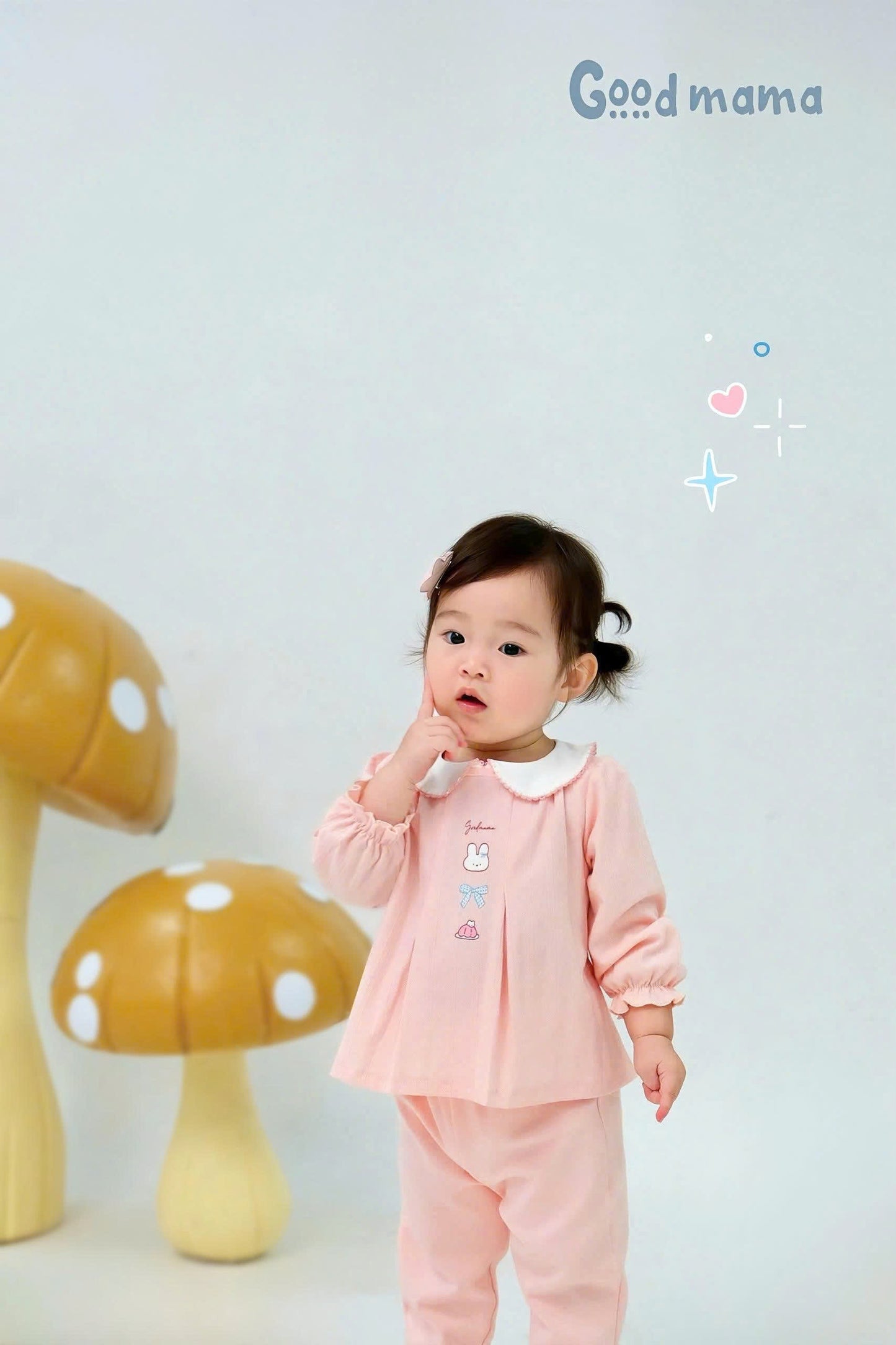 GBD5 - 31: BỘ BÉ GÁI DỆT HOA