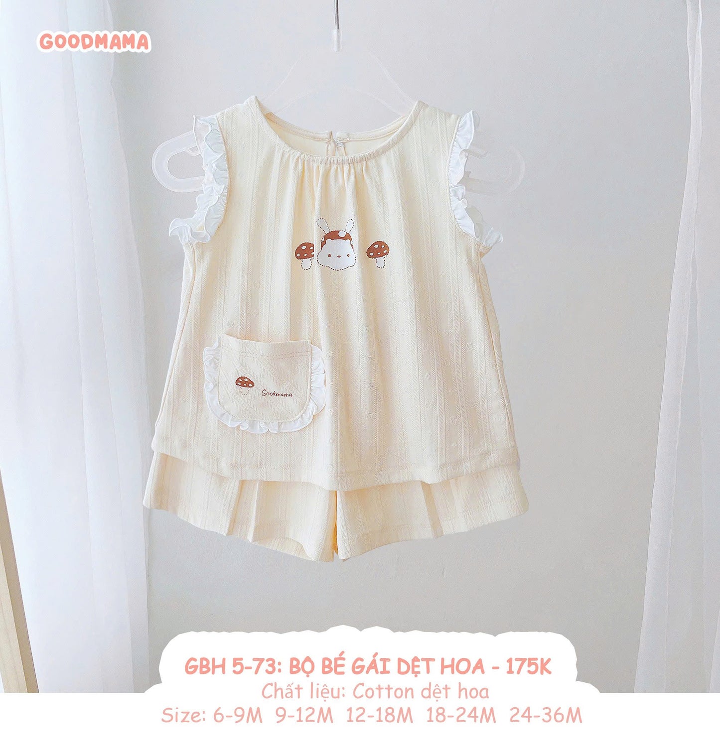 GBH5-73: BỘ BÉ GÁI DỆT HOA