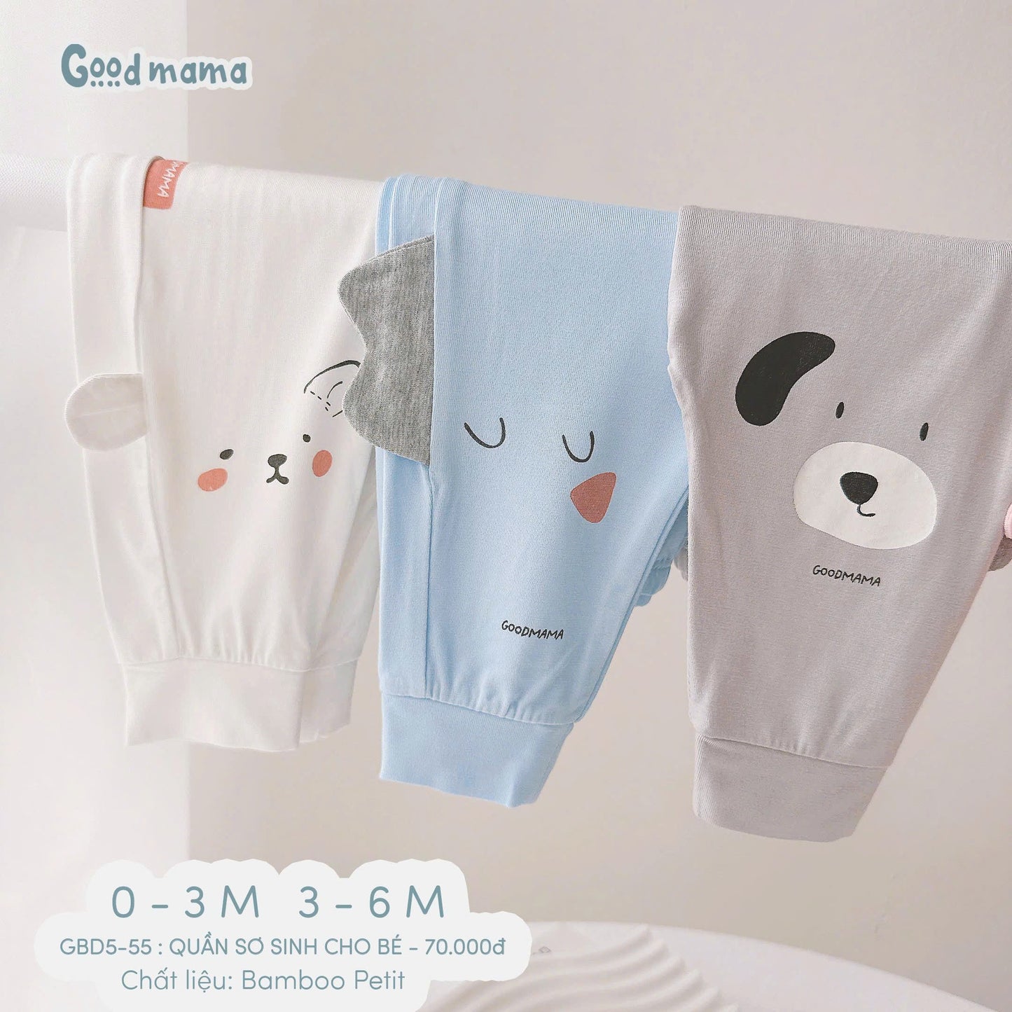 GBD5 -55: QUẦN SƠ SINH CHO BÉ