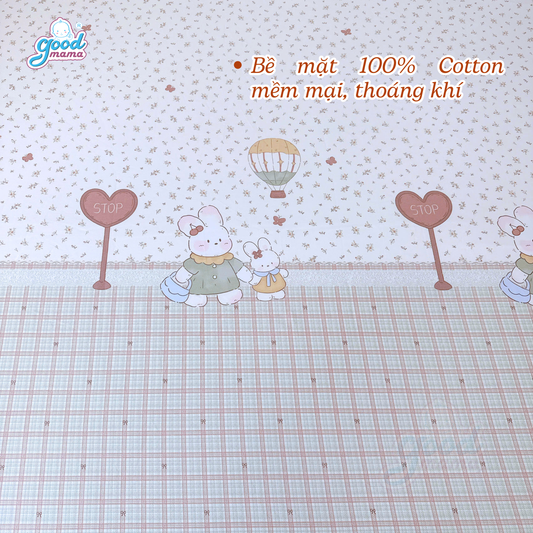 Ga Chống Thấm Goodmama - Mẫu Thỏ hoa nhí