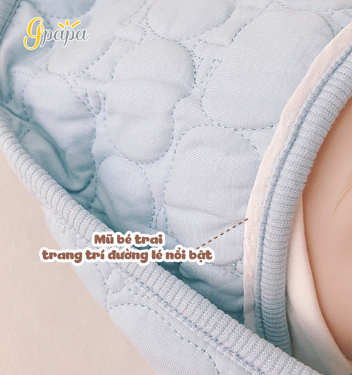 Chăn Ủ Chần Bông Quả Táo Chất Liệu Chần Bông Cotton 2 Mặt, Kích Thước 85×85cm