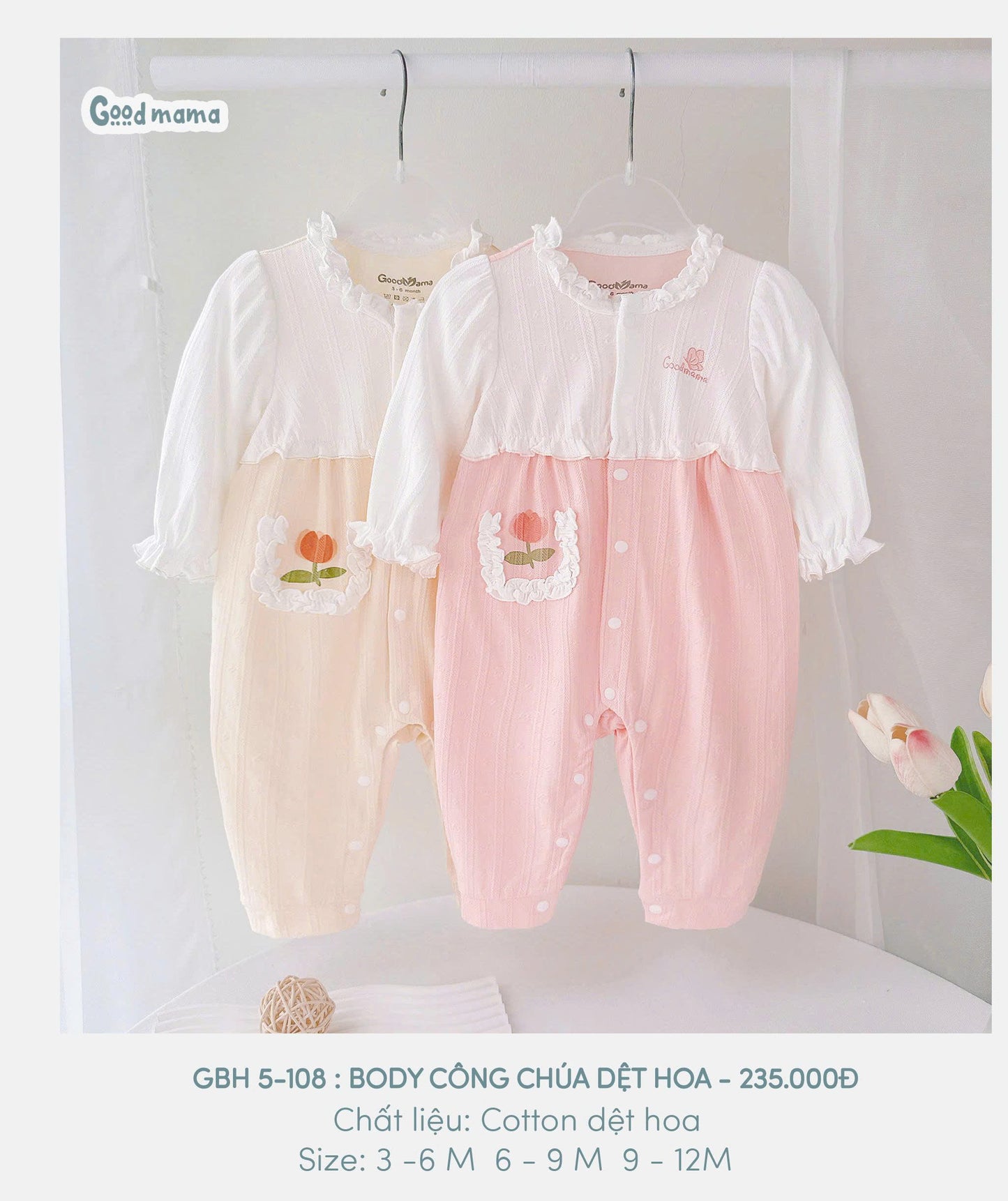 GBH 5 - 108: BODY CÔNG CHÚA DỆT HOA