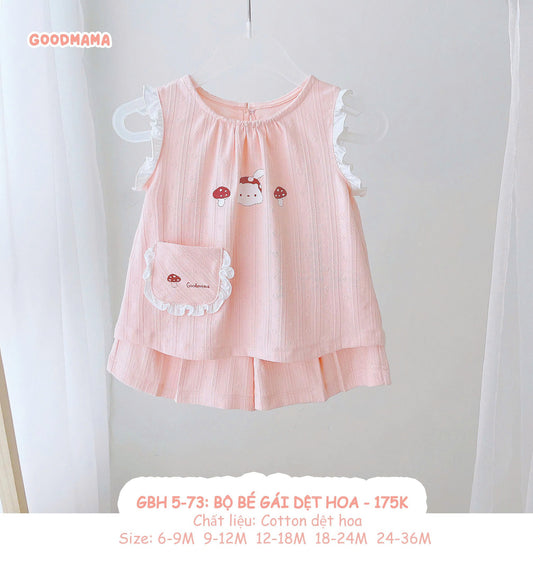 GBH5-73: BỘ BÉ GÁI DỆT HOA