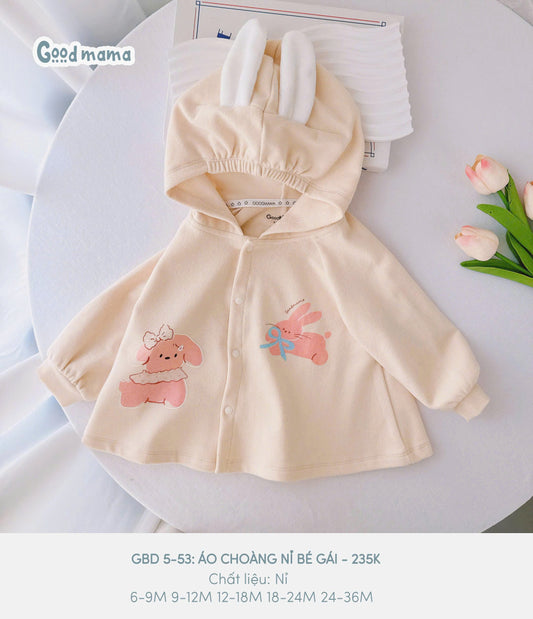 GBD 5 - 53: ÁO CHOÀNG NỈ BÉ GÁI