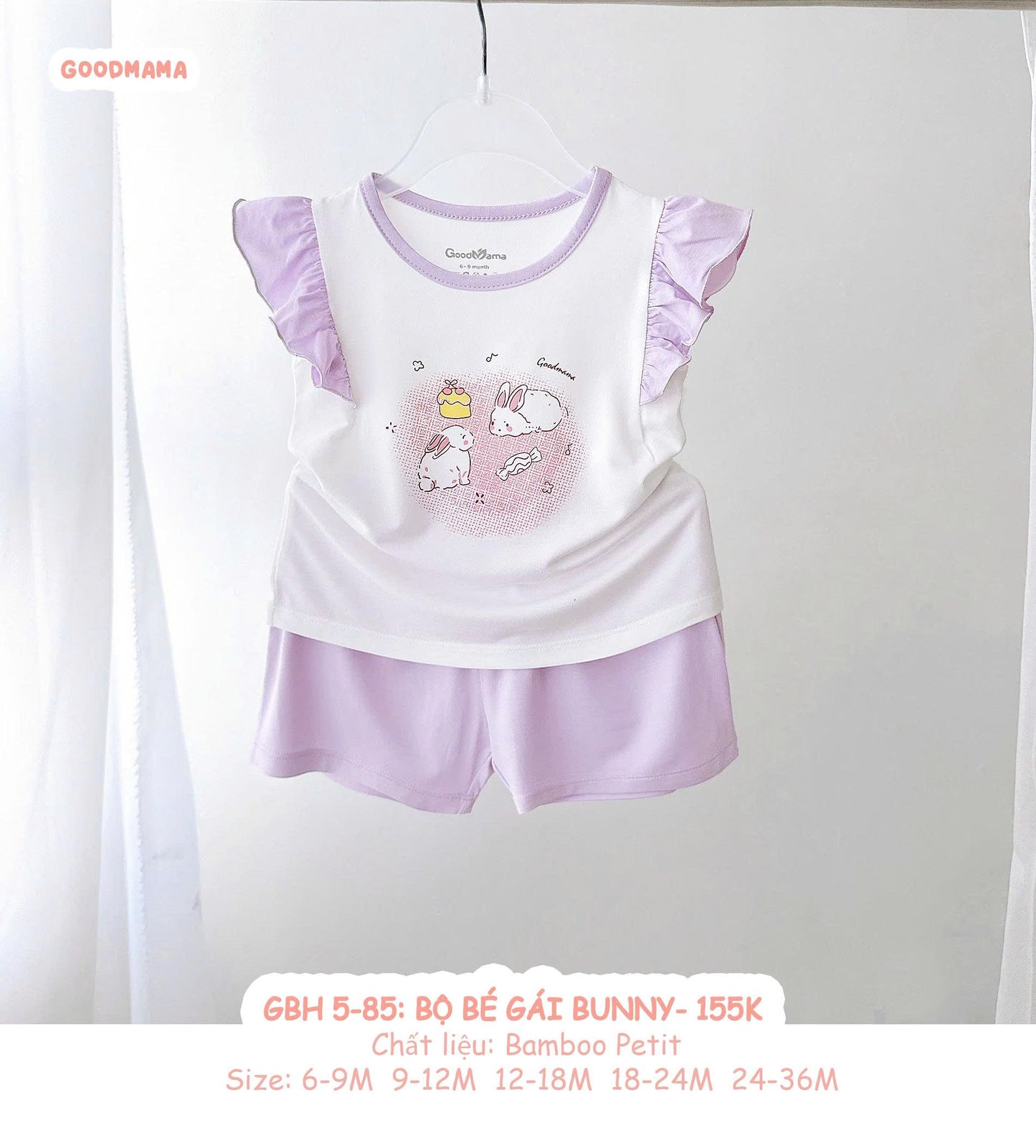 GBH 5 - 85: BỘ BÉ GÁI BUNNY
