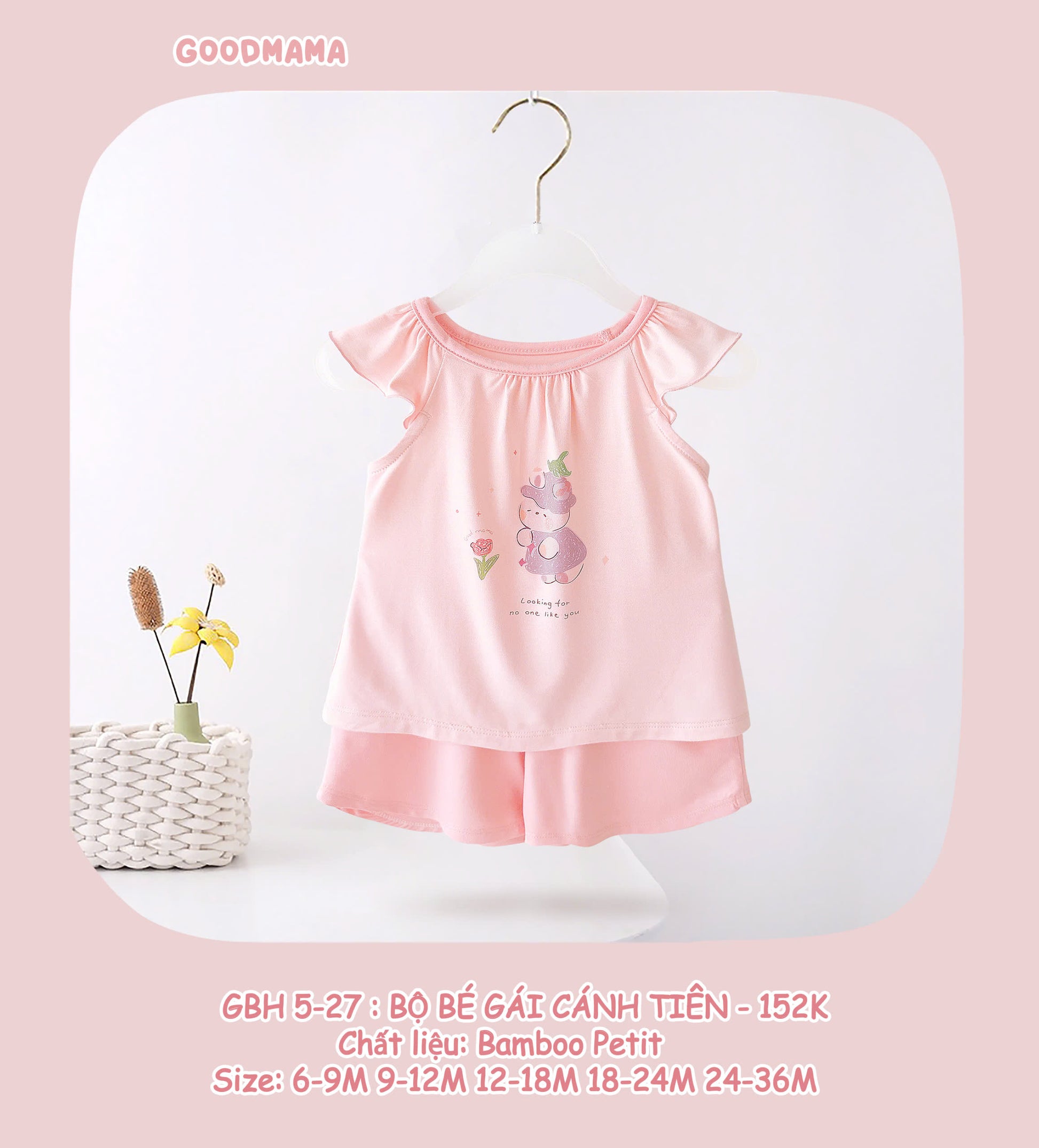 Bộ bé gái cánh tiên