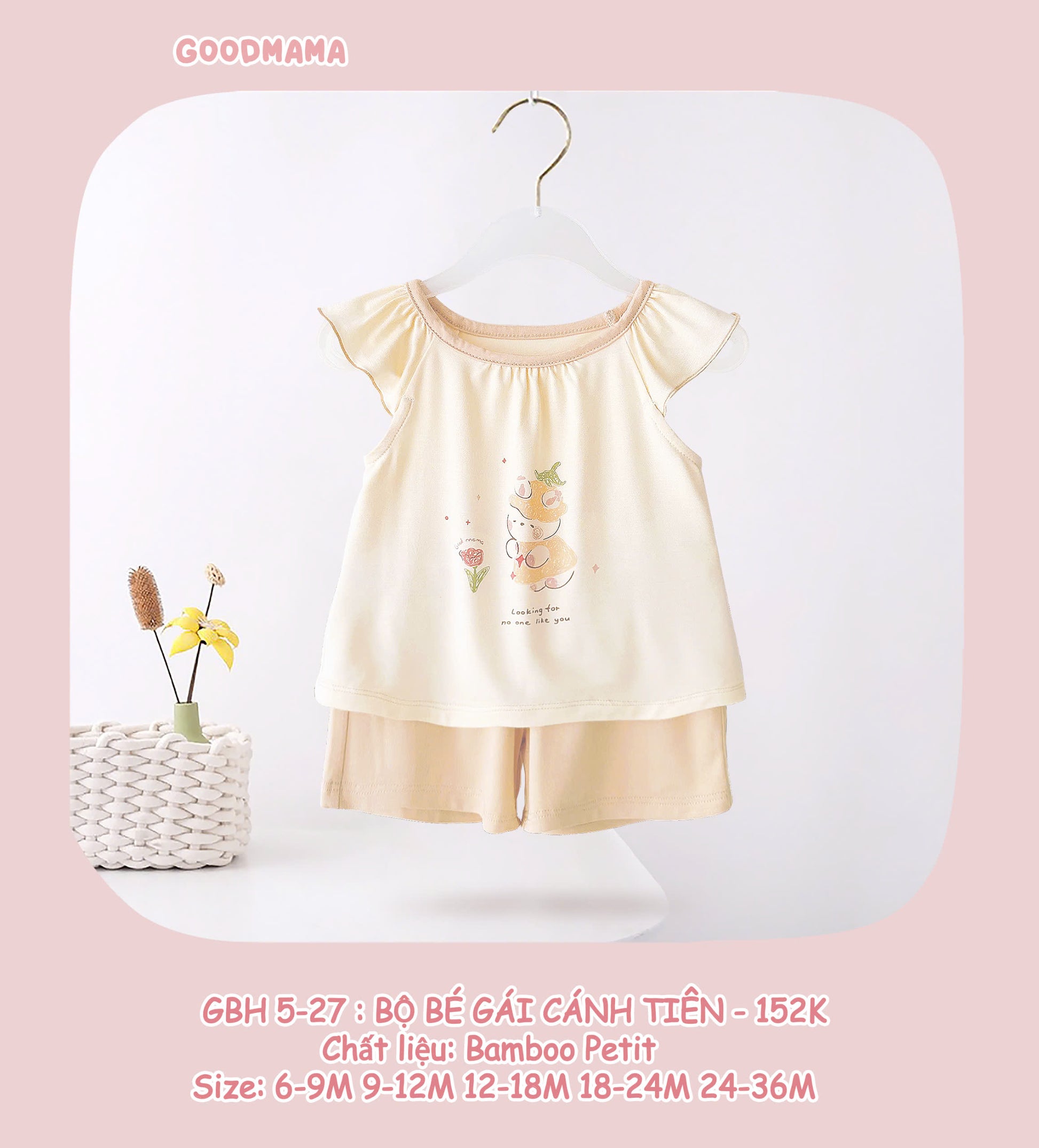 Bộ bé gái cánh tiên