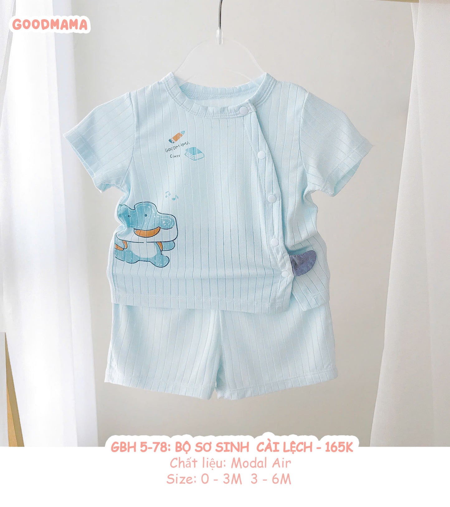 GBH 5 - 78: BỘ SƠ SINH CÀI LỆCH