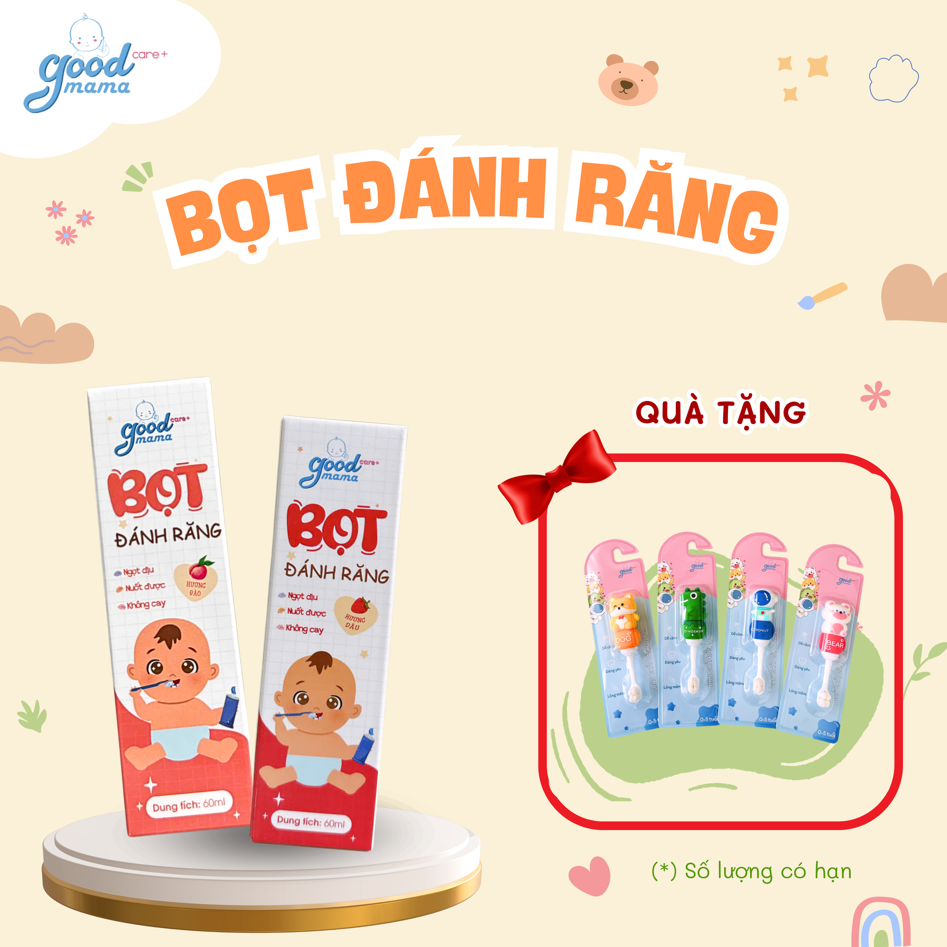 Bọt đánh răng