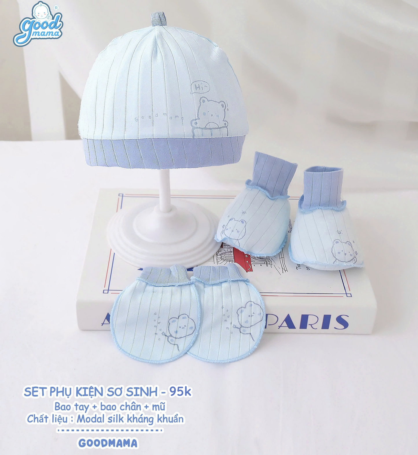 Set Phụ Kiện Sơ Sinh Kháng Khuẩn Goodmama
