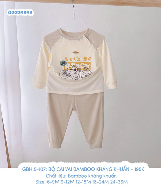 GBH 5 - 107: BỘ CÀI VAI BAMBOO KHÁNG KHUẨN