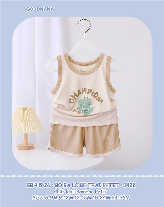 Bộ ba lỗ bé trai peptit