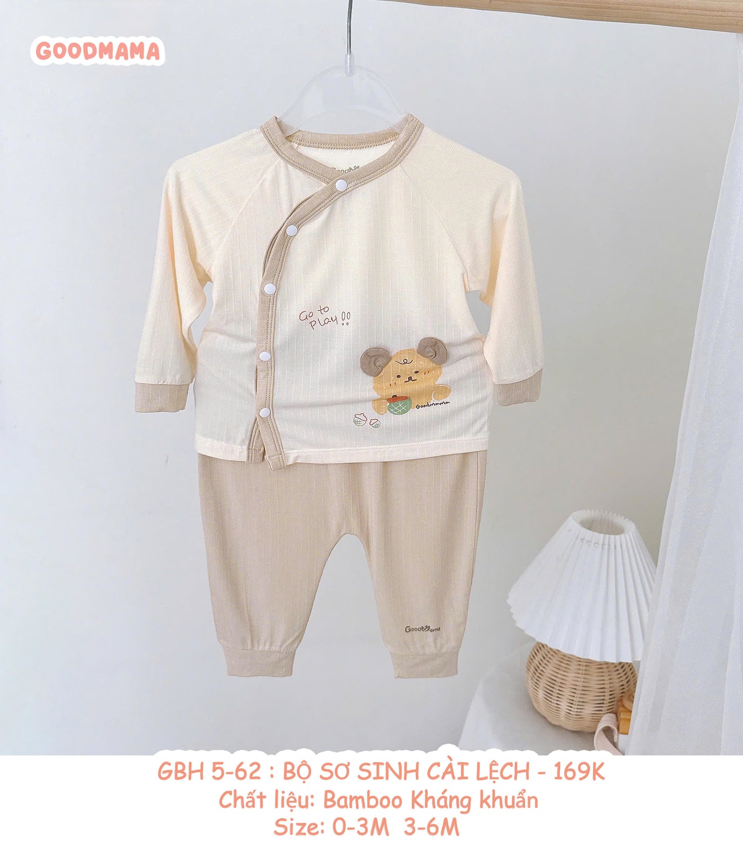 GBH5-62: BỘ SƠ SINH CÀI LỆCH