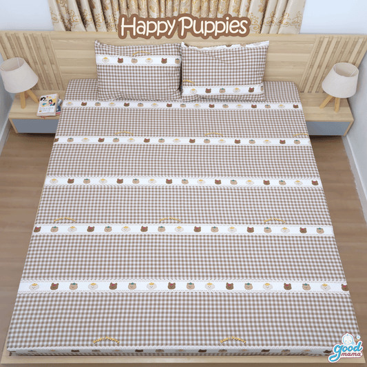 Ga Chống Thấm Goodmama - Mẫu Happy Puppies