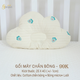 Gối Chống Bẹp Đầu Cho Bé Sơ Sinh Gpapa- Gối Chần Bông Cotton phong cách Hàn Quốc