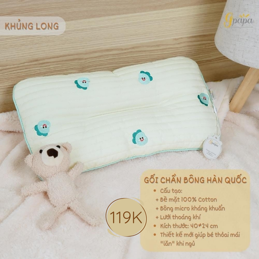 Gối Chần Bông Cao Cấp Hàn Quốc Gpapa