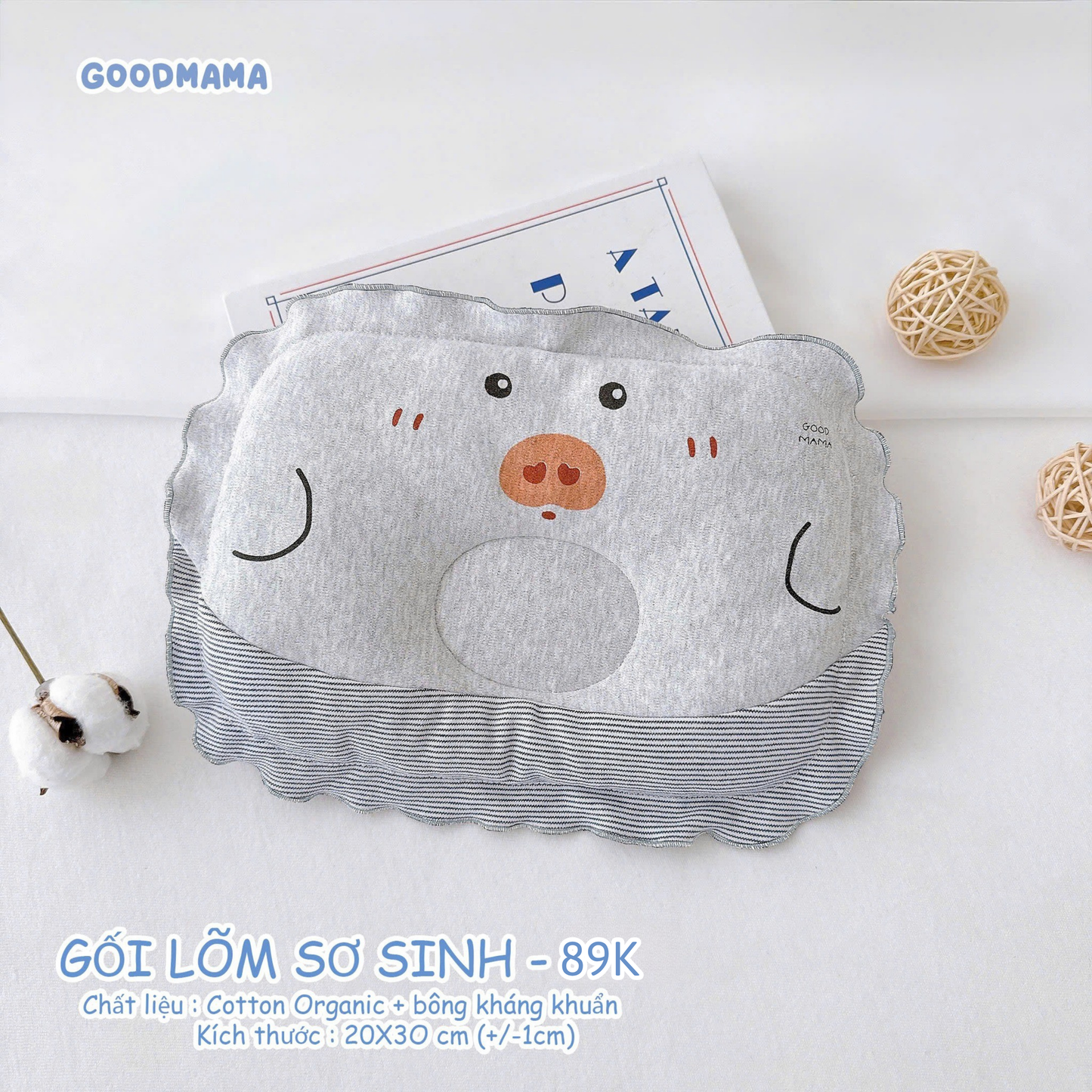 GỐI LÕM SƠ SINH