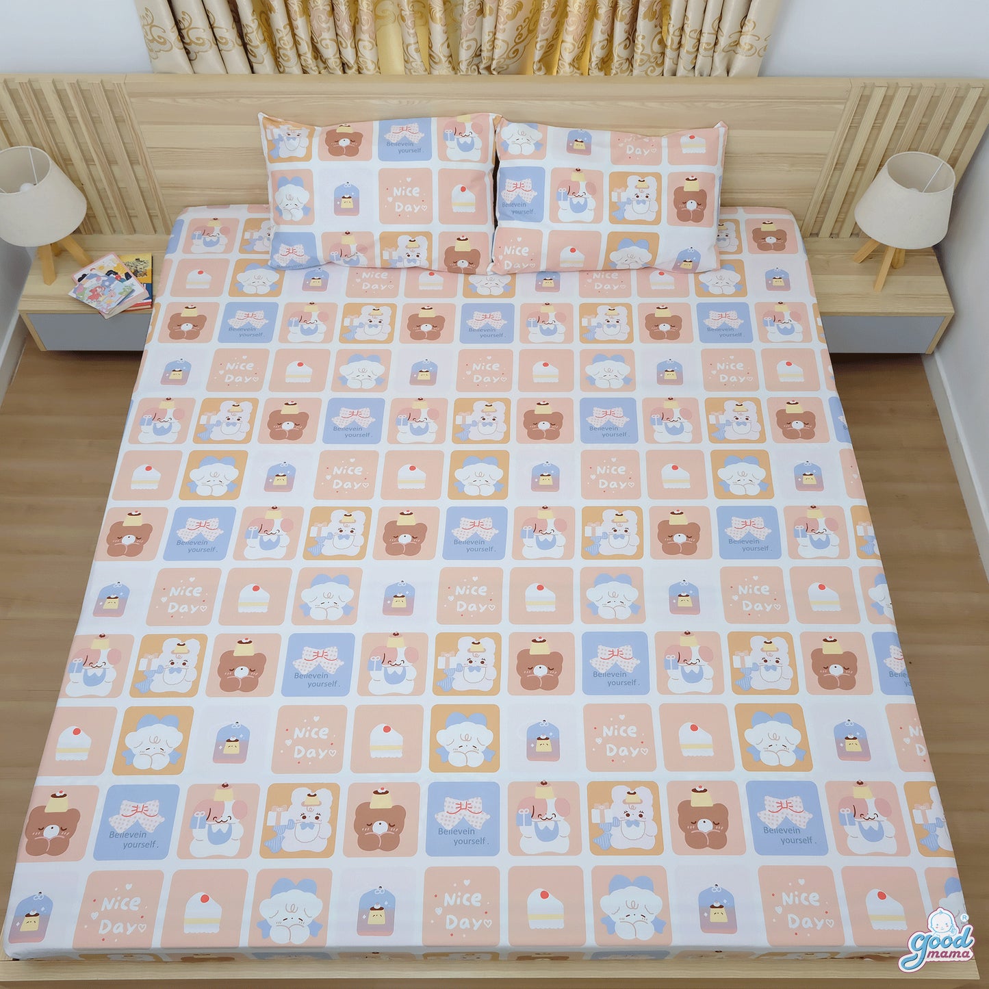 Ga Chống Thấm Cao Cấp Goodmama- Mẫu Nice Day