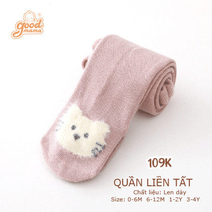 Quần Liền Tất Goodmama Chất Liệu Len Dày