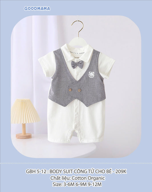 bodysuit công tử cho bé
