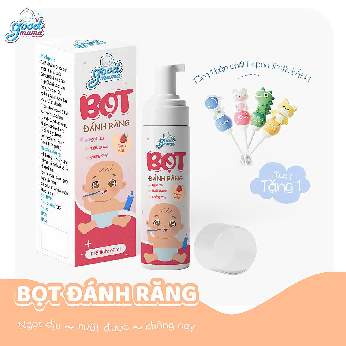 Bọt đánh răng