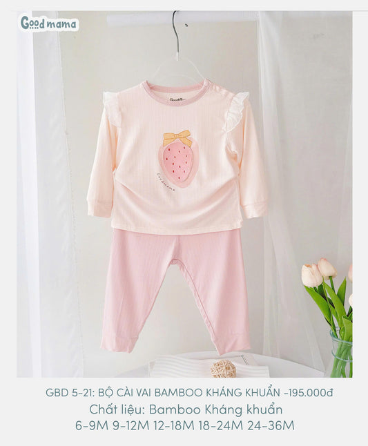 GBD5 - 21: BỘ CÀI VAI BAMBOO KHÁNG KHUẨN
