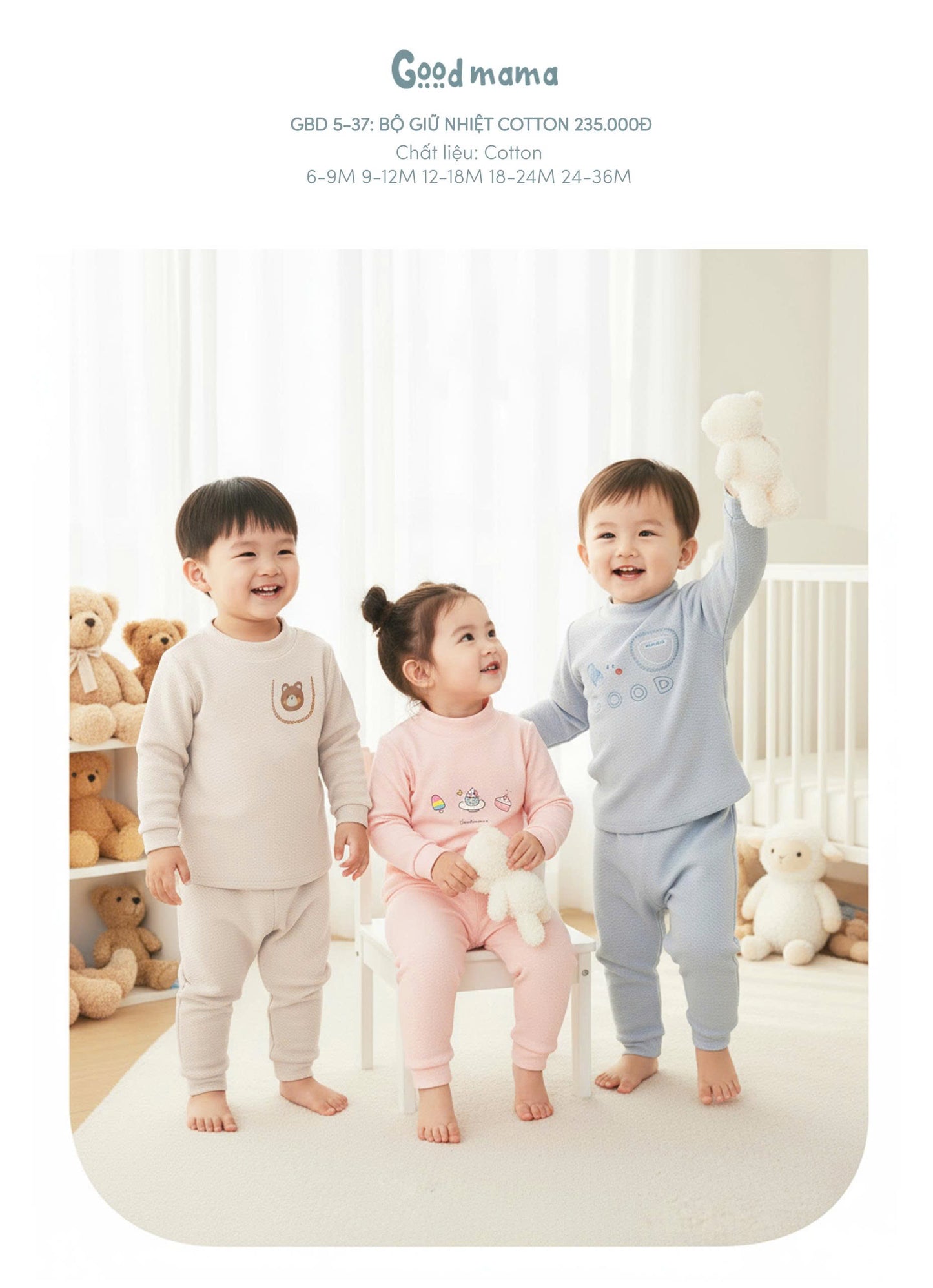 GBD 5 - 37: BỘ GIỮ NHIỆT COTTON