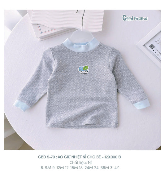 GBD 5 - 70: ÁO GIỮ NHIỆT NỈ CHO BÉ