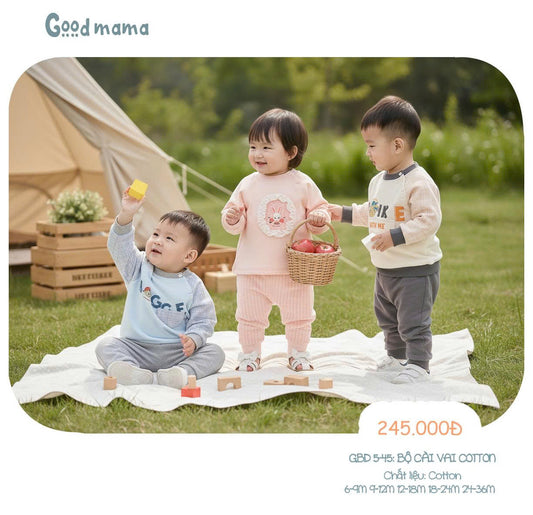 GBD5-45: BỘ CÀI VAI COTTON