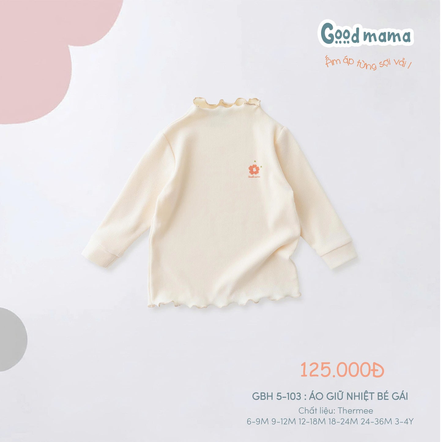 GBH5-103: ÁO GIỮ NHIỆT BÉ GÁI