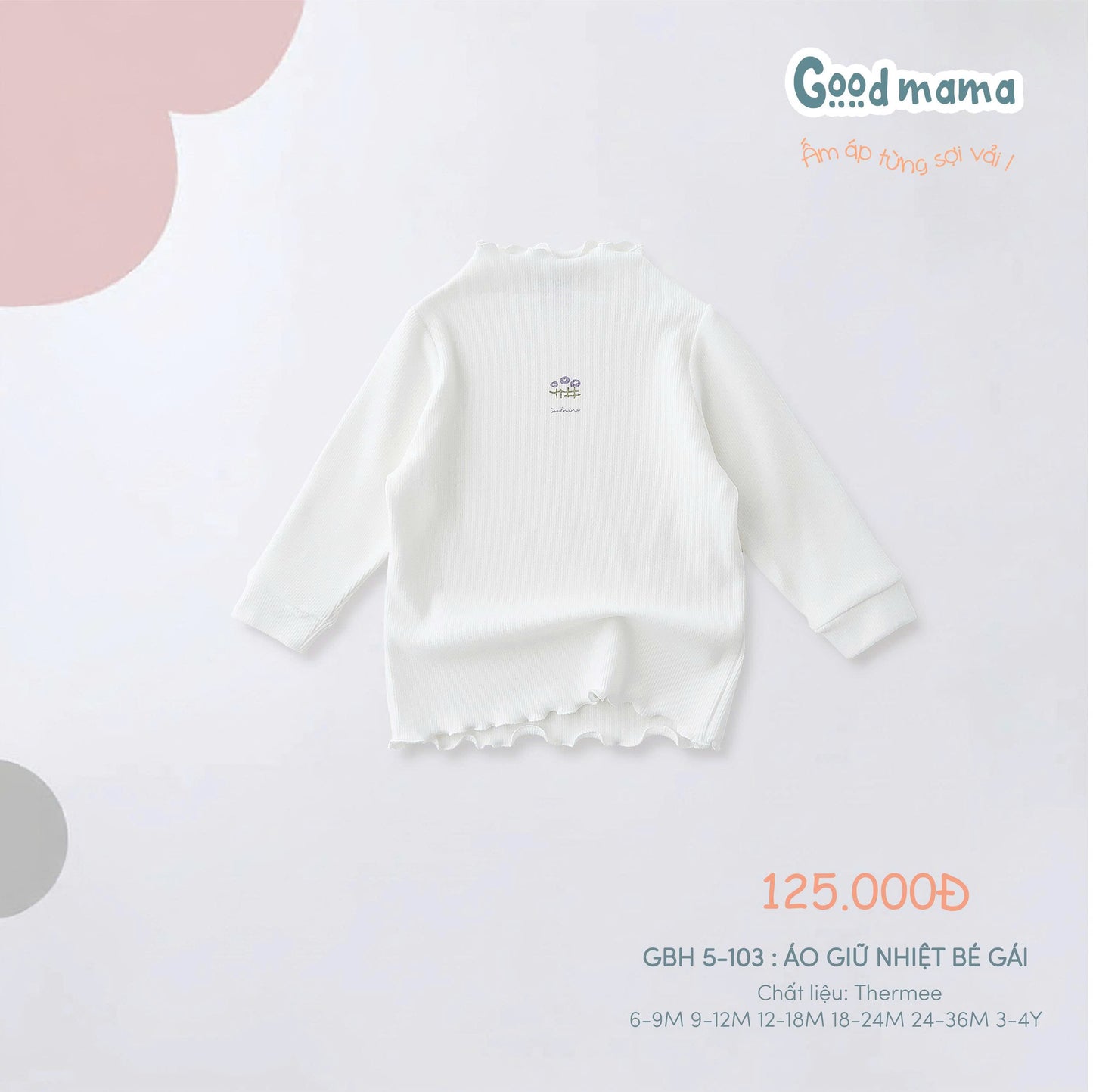 GBH5-103: ÁO GIỮ NHIỆT BÉ GÁI