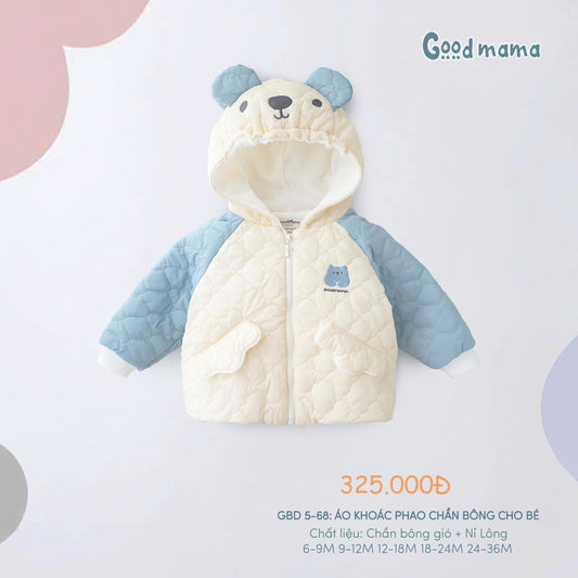 GBD5-68: ÁO KHOÁC PHAO CHẦN BÔNG CHO BÉ