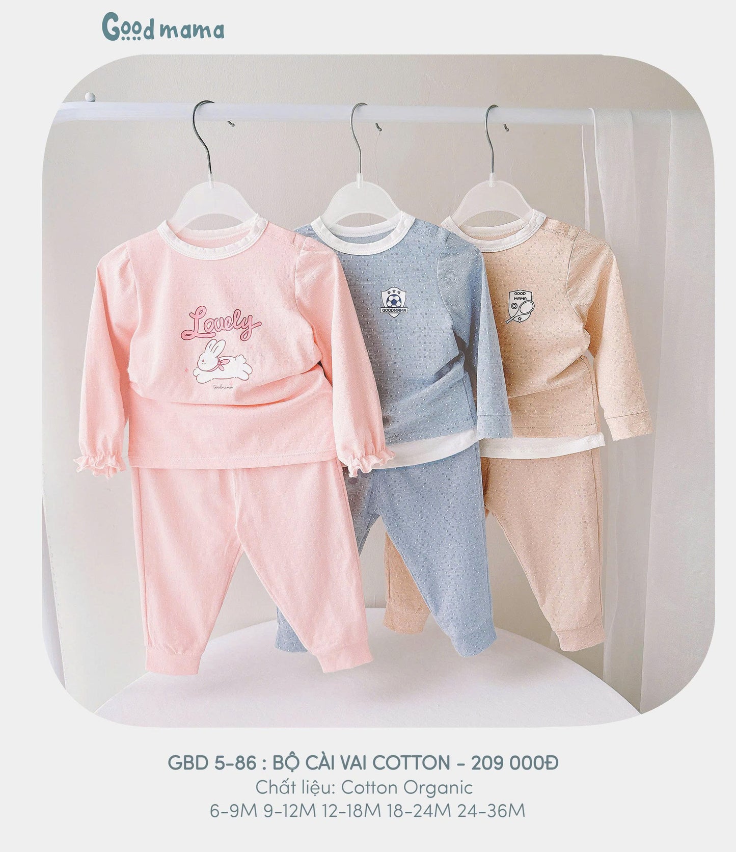 GBD 5-86: BỘ CÀI VAI COTTON