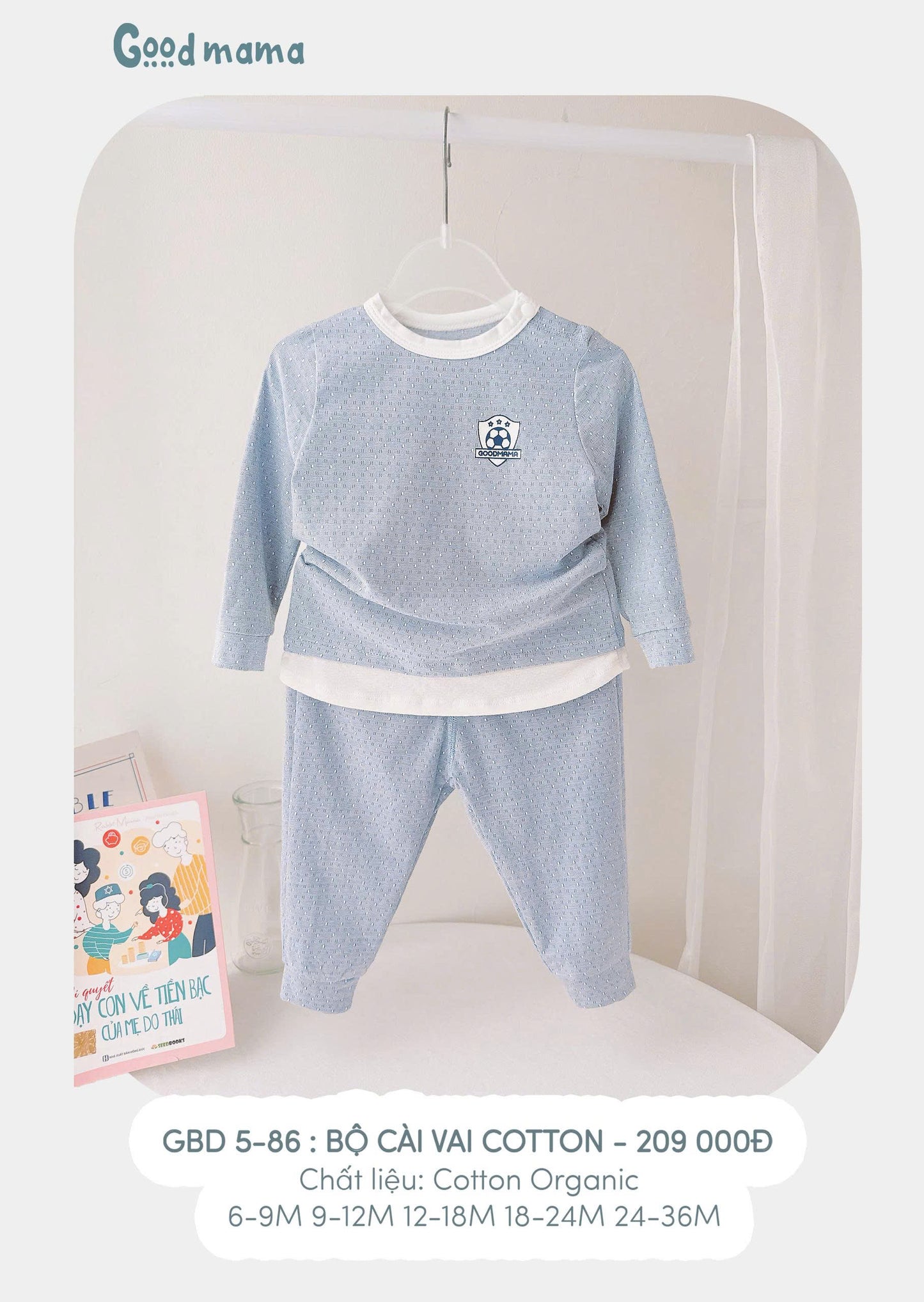 GBD 5-86: BỘ CÀI VAI COTTON