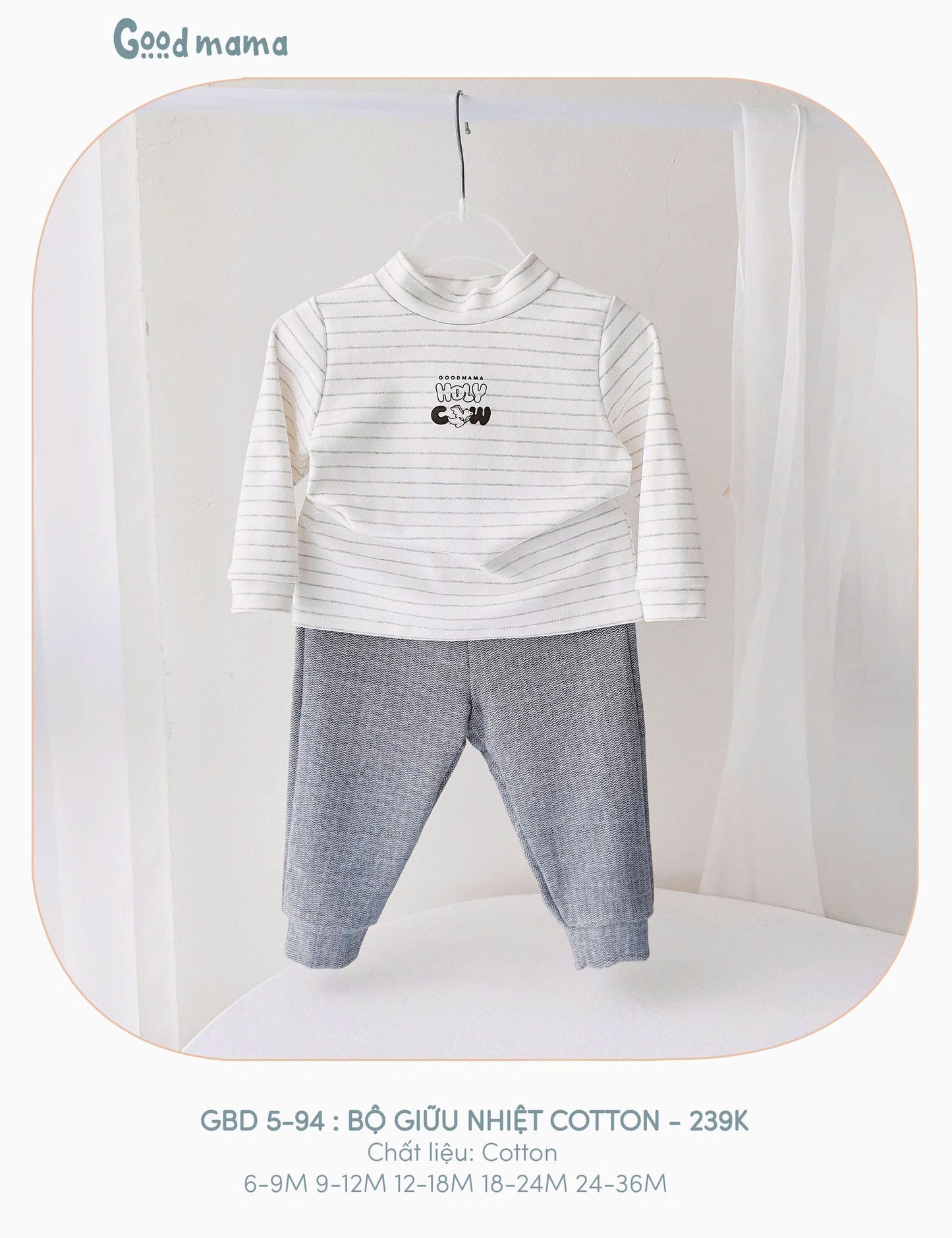 GBD5-94: BỘ GIỮ NHIỆT COTTON