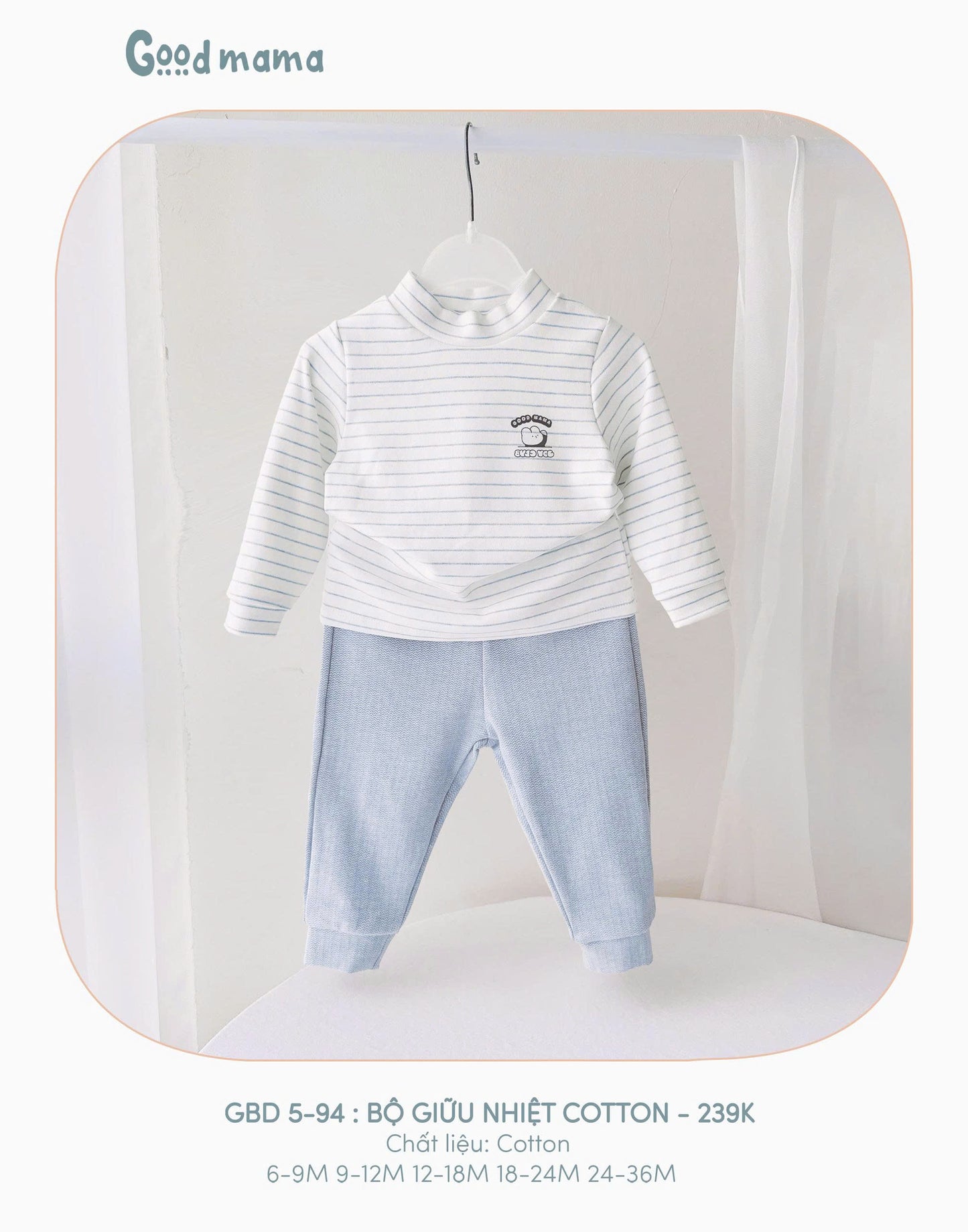 GBD5-94: BỘ GIỮ NHIỆT COTTON
