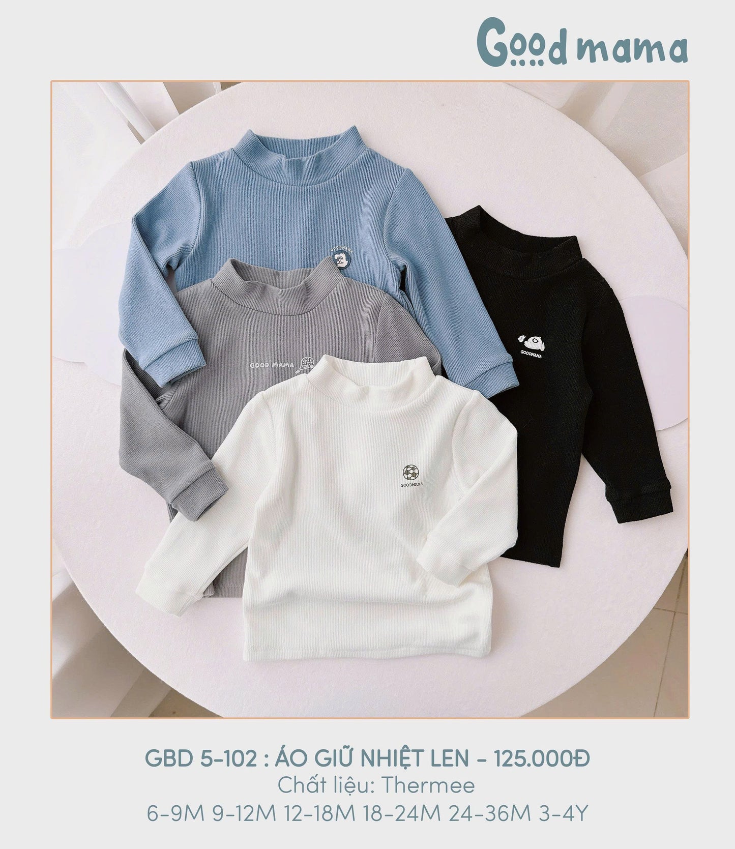 GBD5-102: ÁO GIỮ NHIỆT LEN