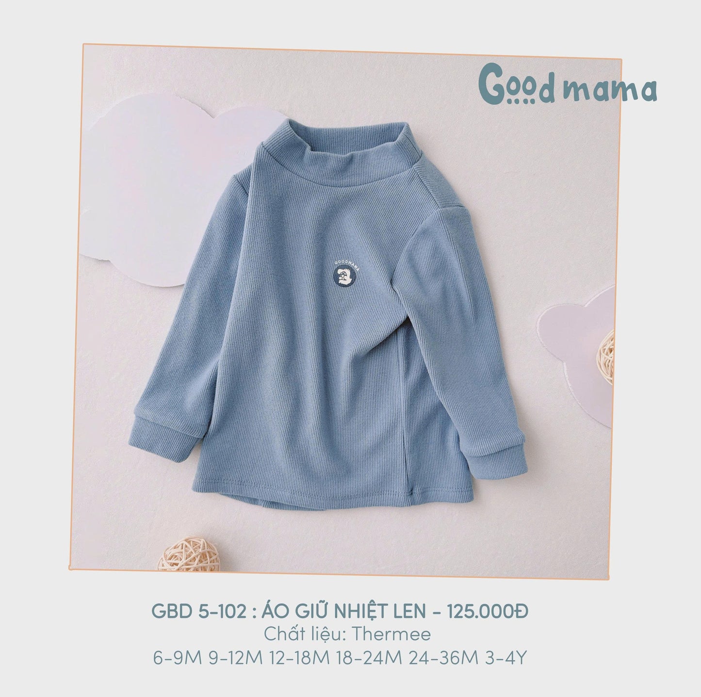 GBD5-102: ÁO GIỮ NHIỆT LEN