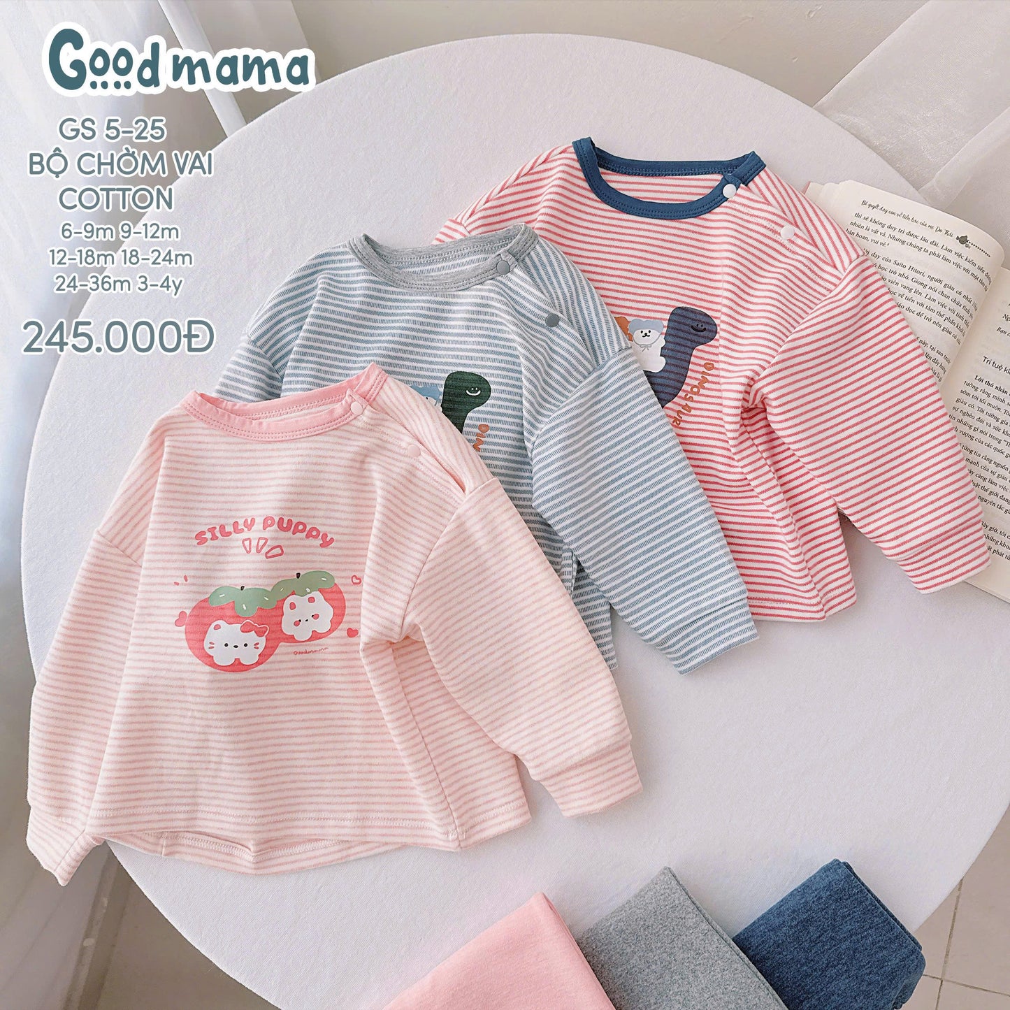 GS5-25: BỘ CHỜM VAI COTTON