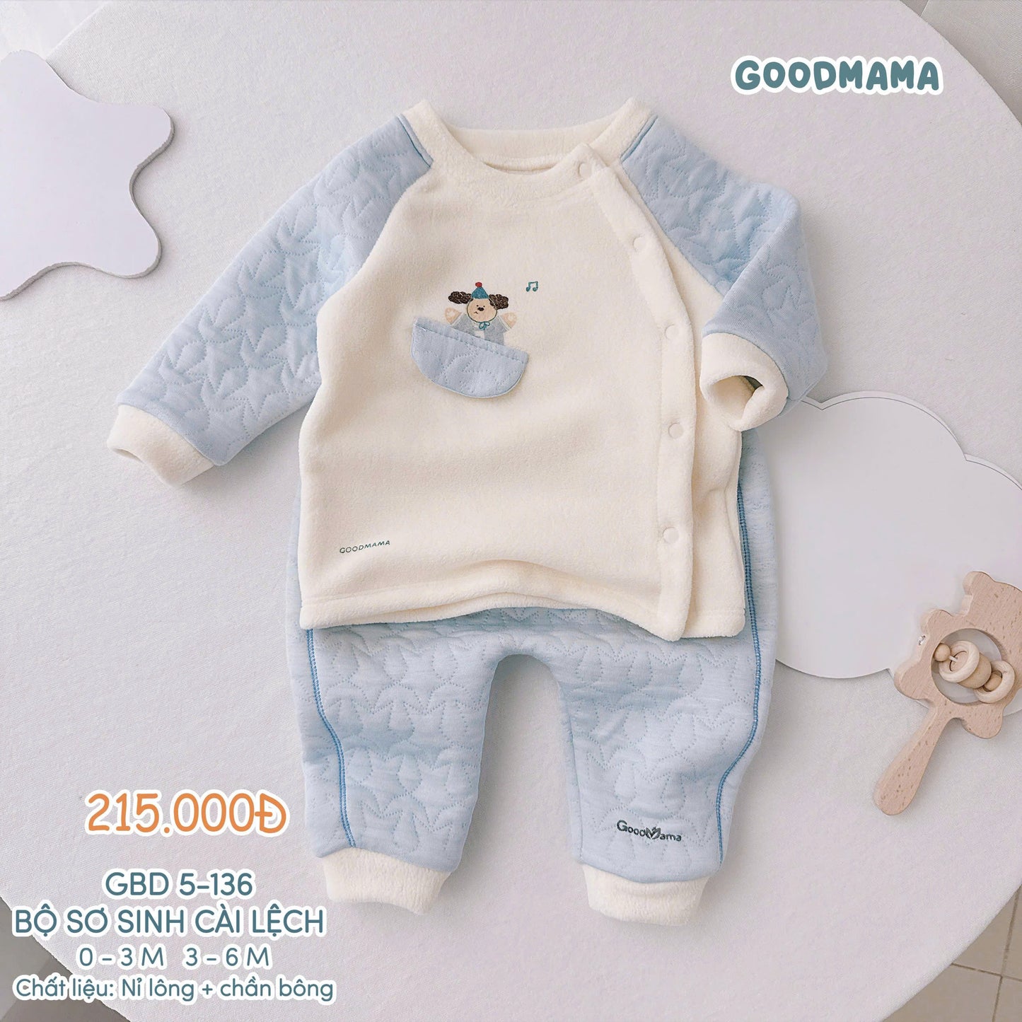 GBD5-136: BỘ SƠ SINH CÀI LỆCH